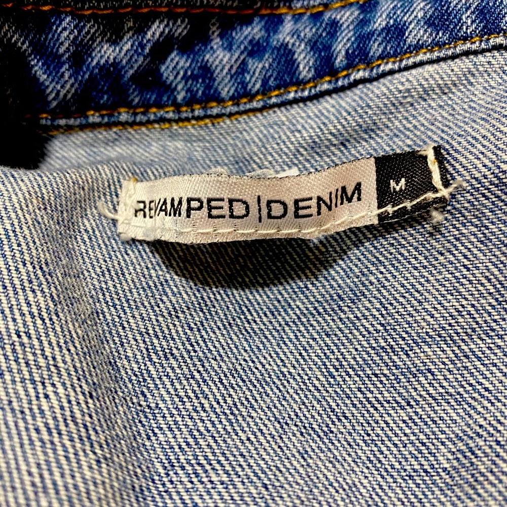 Revamped denim vest